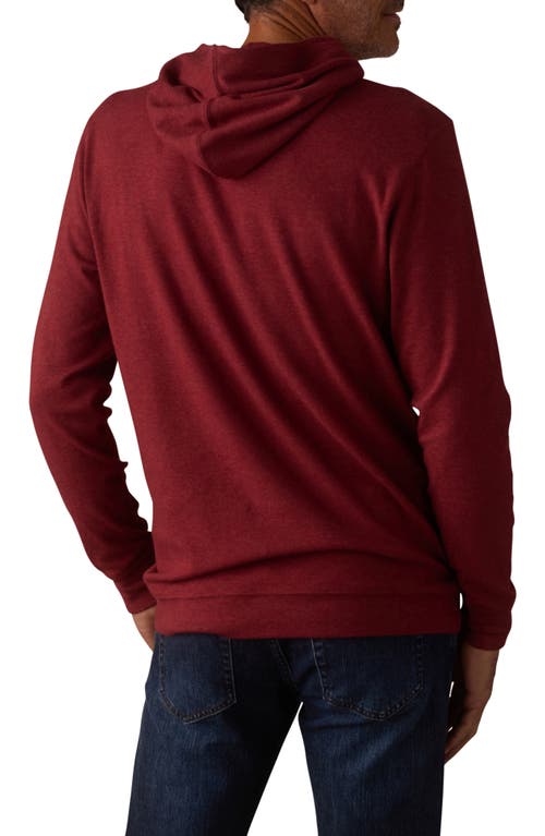 The Normal Brand Puremeso Essential Hoodie In Red