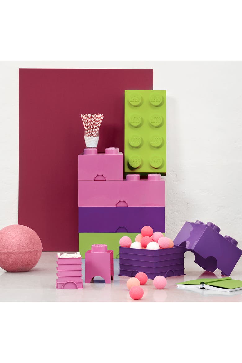 Storage Brick 8 Medium Pink, Alternate, color, Pink