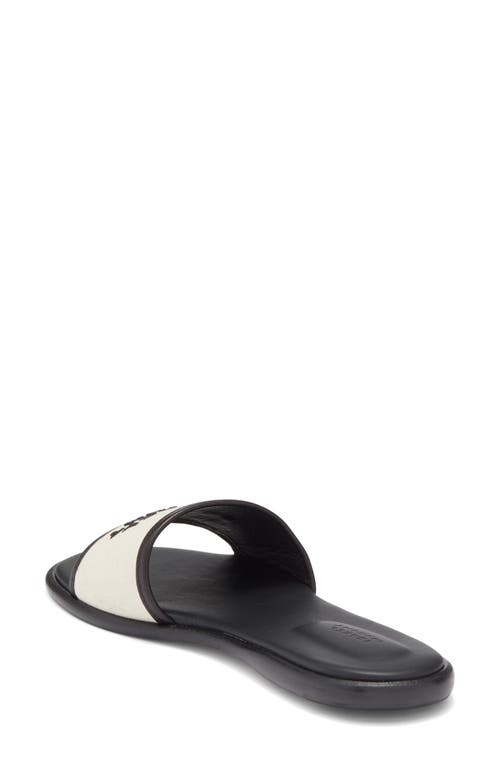 Isabel Marant Vikee Logo Slide Sandal In Multi