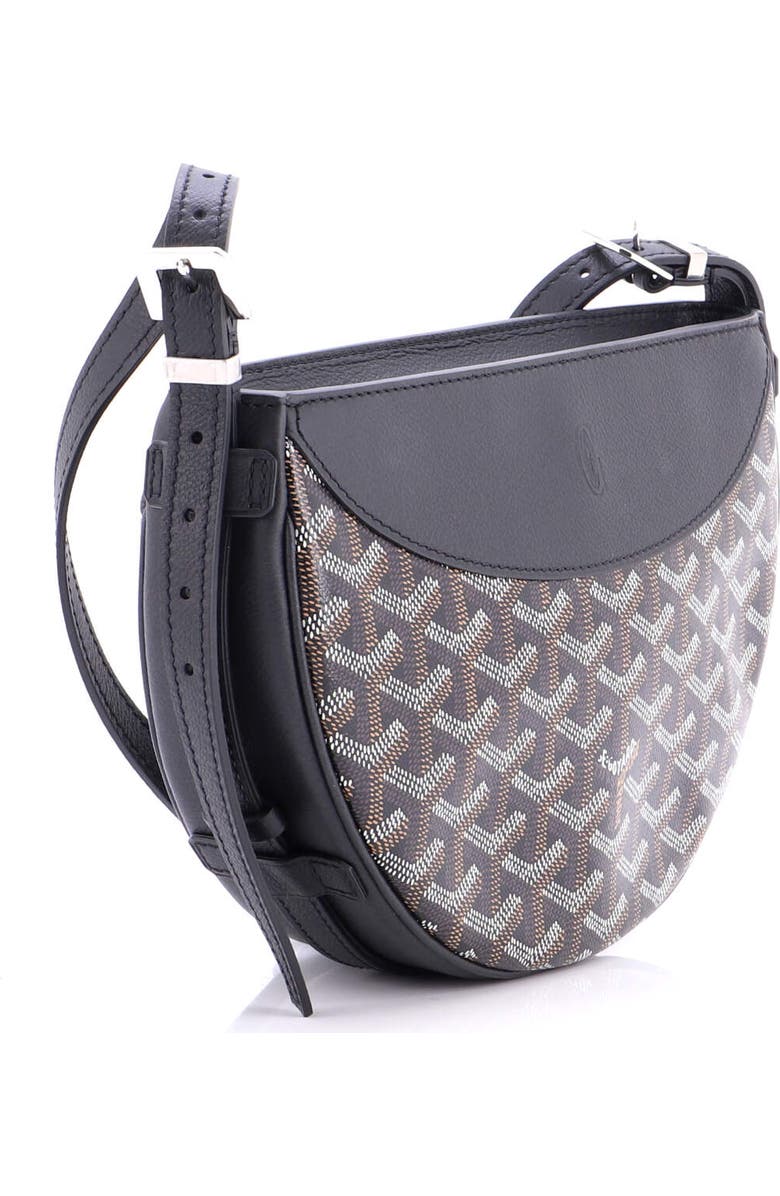 Pre-Owned Goyard Hirondelle Shoulder Bag Coated Canvas and Leather, Alternate, color, Black