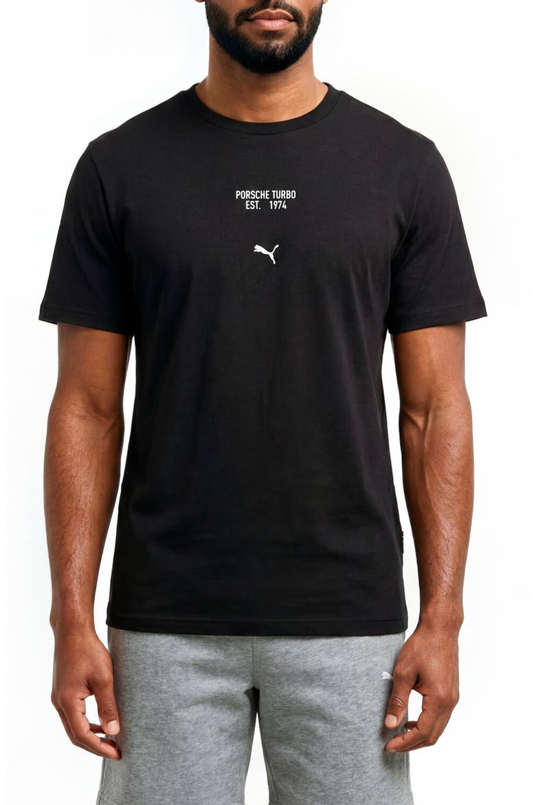 Porsche Race Americana Cotton Graphic T-Shirt, Main, color, PUMA BLACK