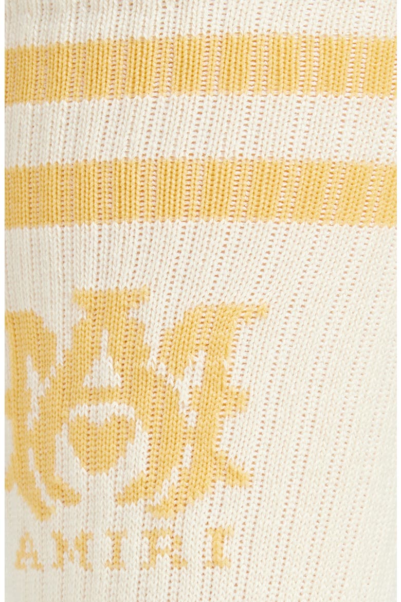 Monogram Core Logo Crew Socks, Alternate, color, CHAMPAGNE