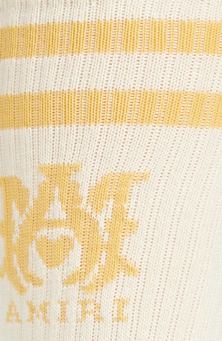 AMIRI Monogram Core Logo Crew Socks, Alternate, color, 