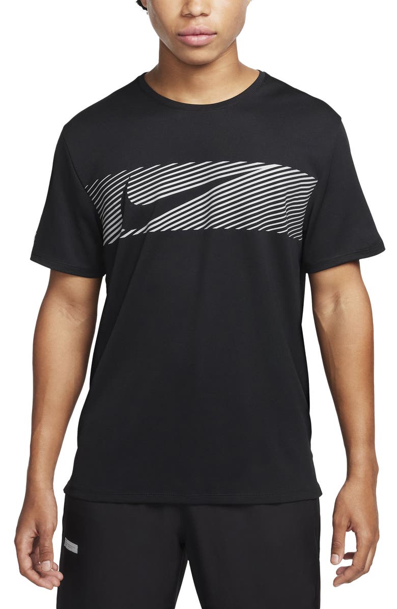 Nike Dri-FIT Miler Flash Running T-Shirt, Main, color,