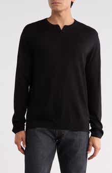 Fiorello Cotton Henley Sweater