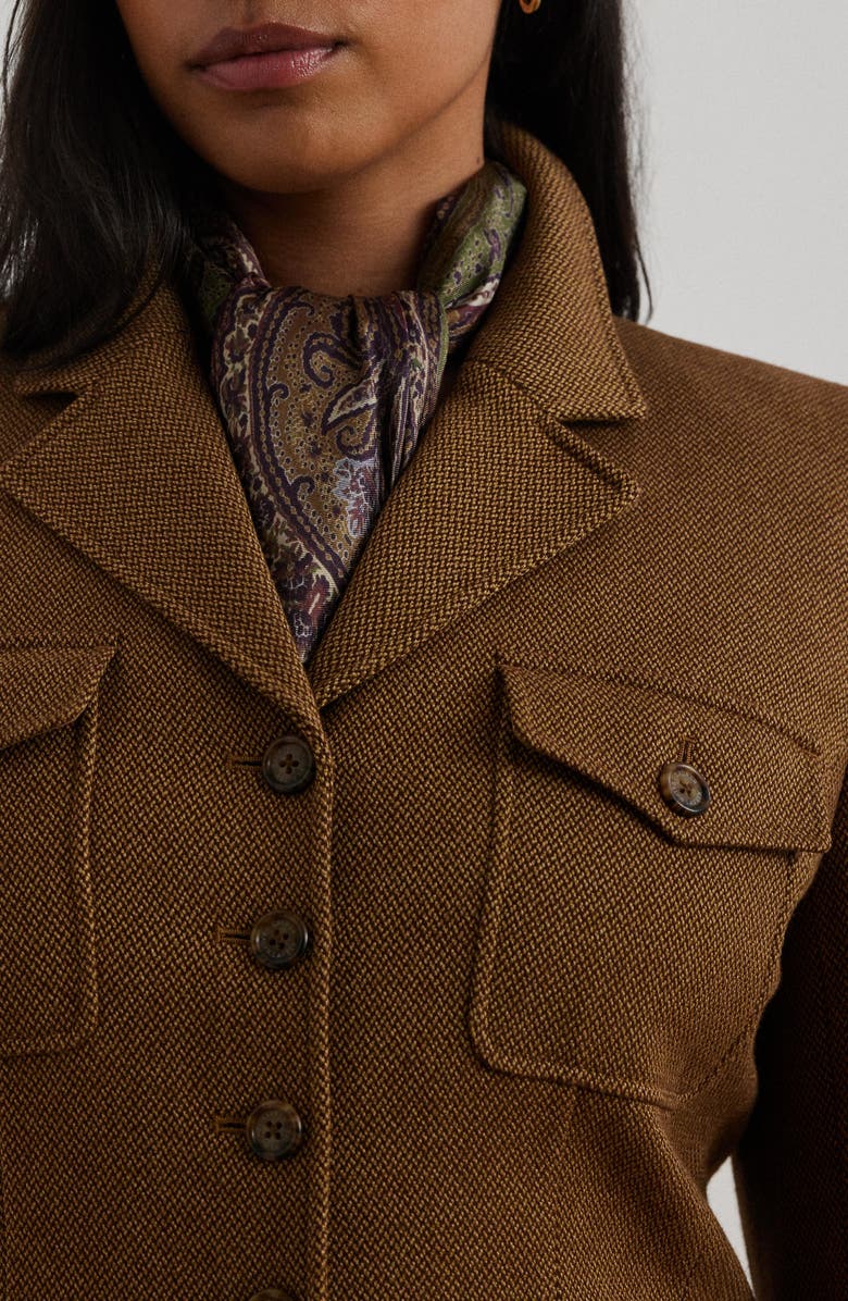 Lauren Ralph Lauren Tailored Twill Jacket, Alternate, color,