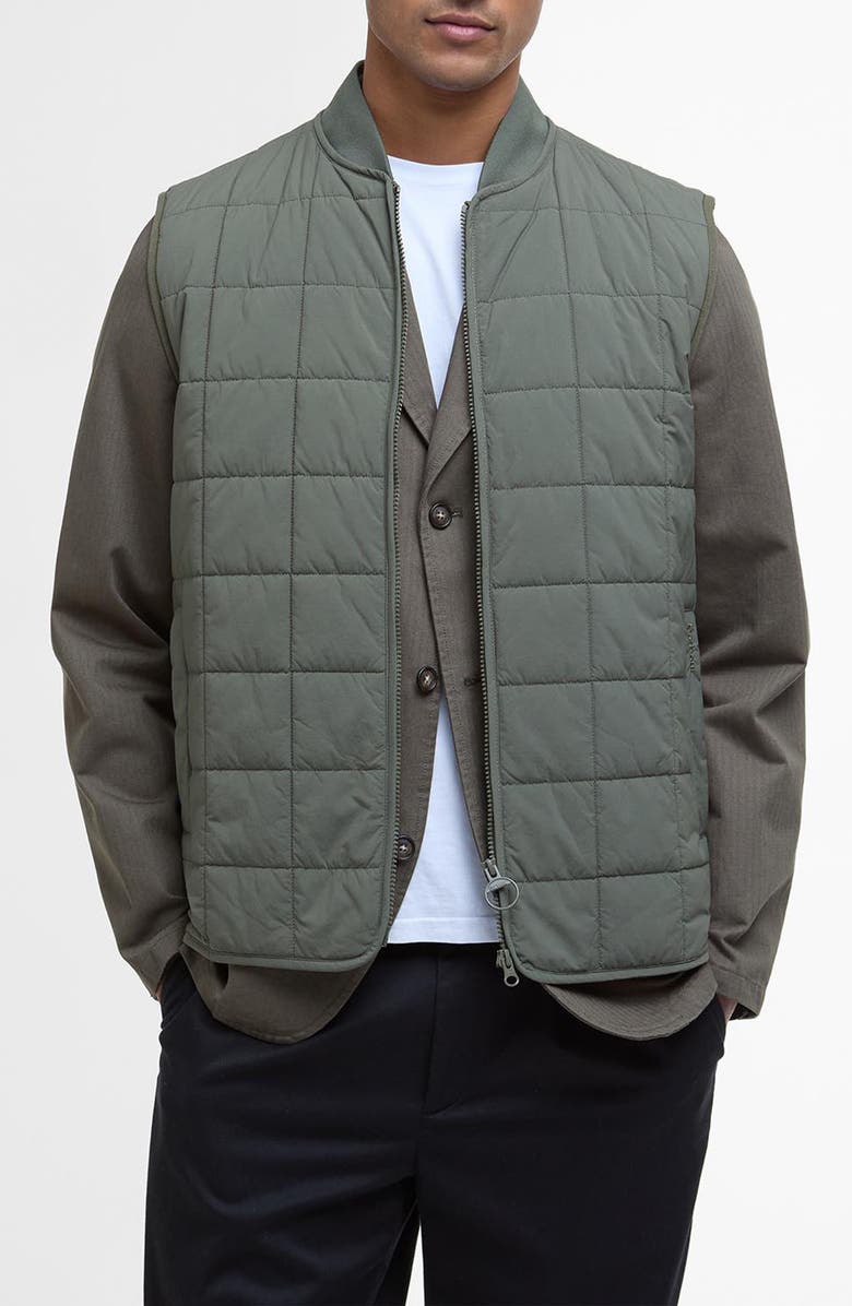 Barbour Elmstone Quilted Vest, Main, color,