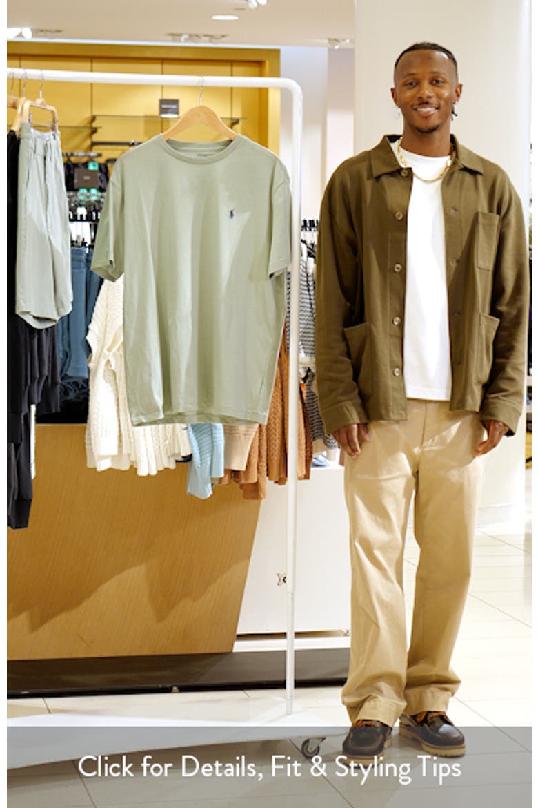 Classic Fit Jersey Crewneck T-Shirt video