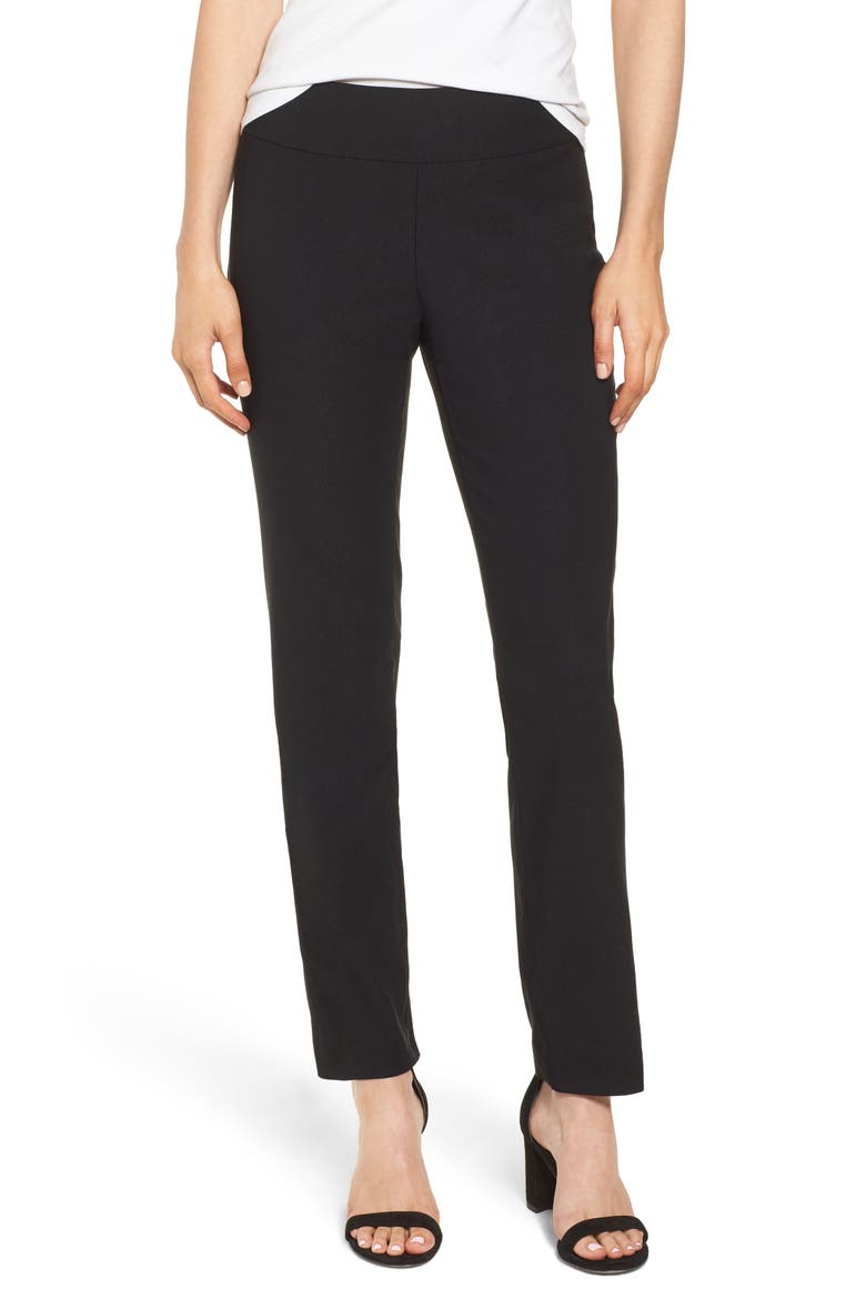 Wonderstretch Straight Leg Pants, Main, color, BLACK ONYX