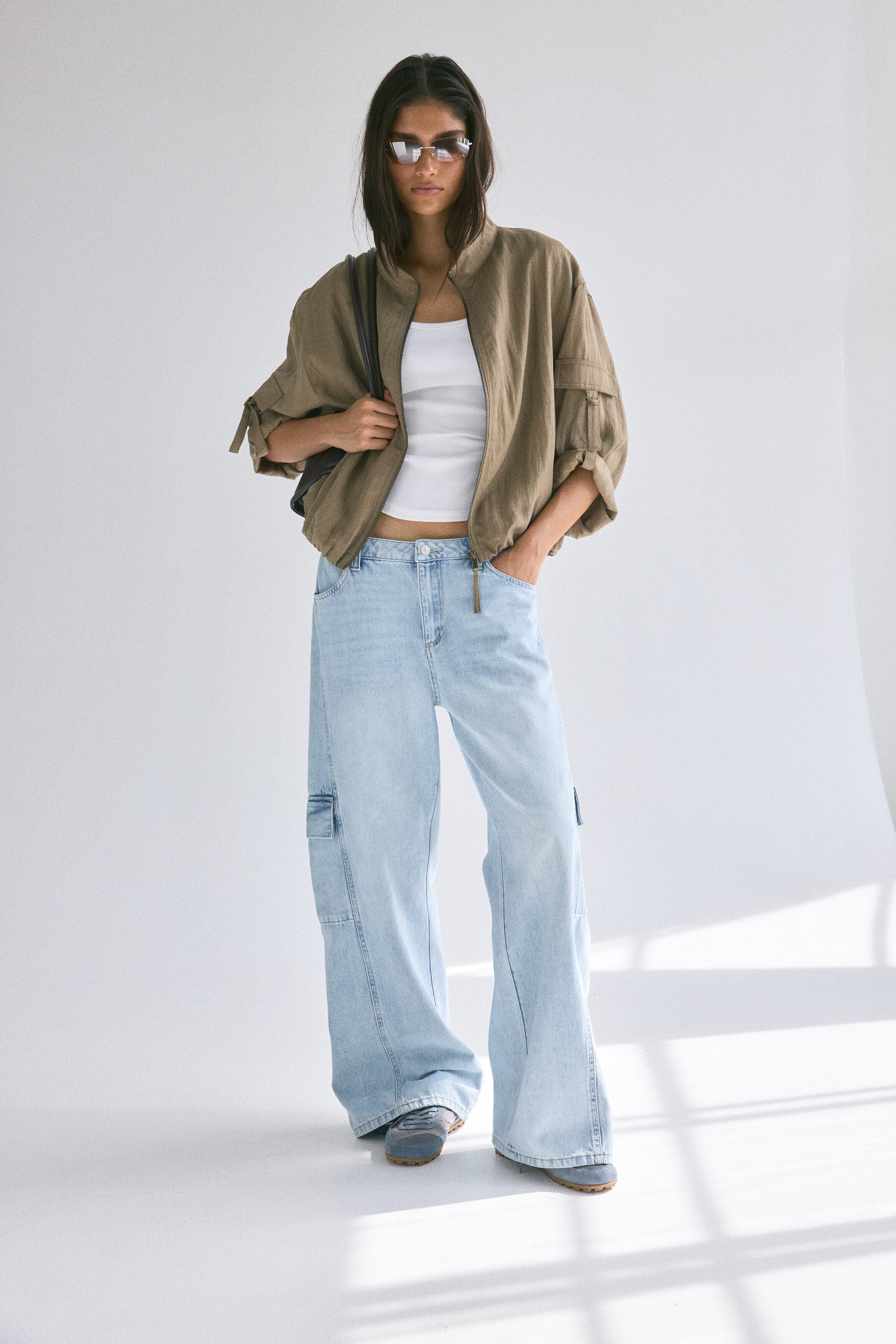 selected Light denim blue