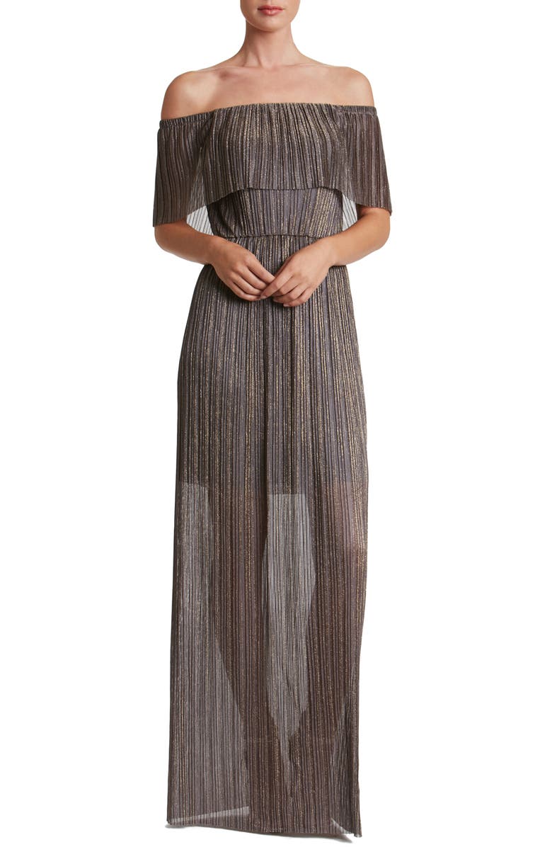 Dress the Population Athena Maxi Dress, Main, color, 