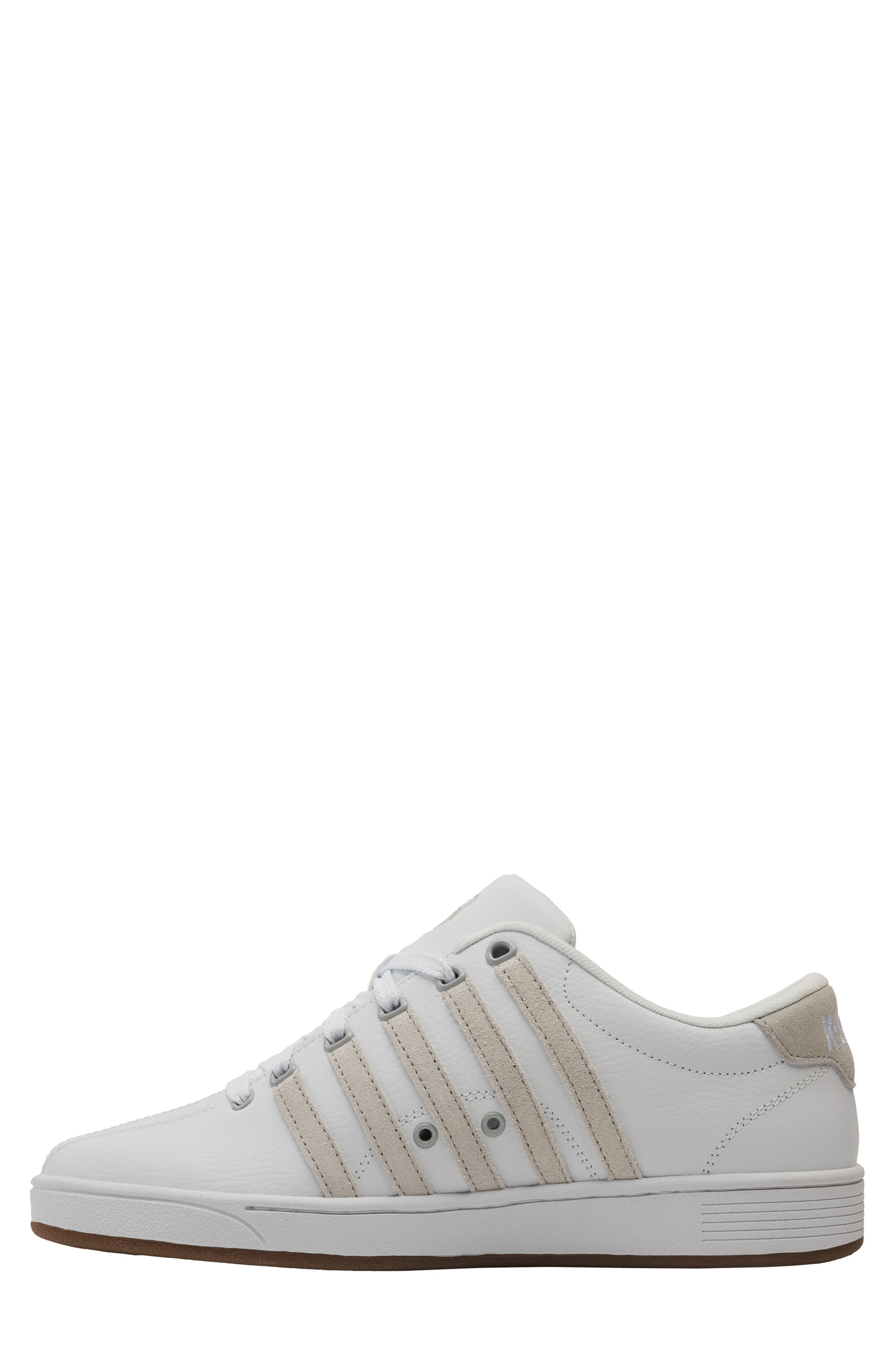K-Swiss Court Pro II CMF Leather Sneaker, Alternate, color, White/ Gray/ Gum