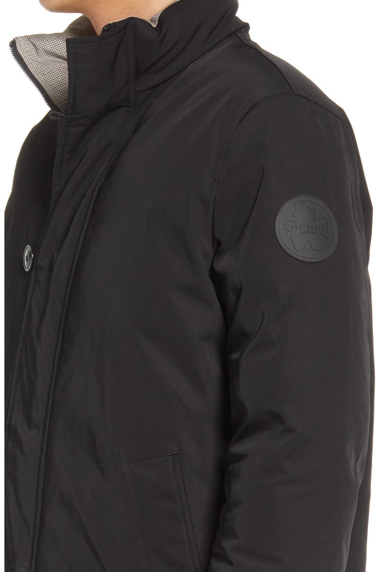 Earlish Reversible Padded Jacket, Alternate, color, BLACK