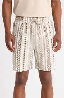 Printed Drawstring Shorts