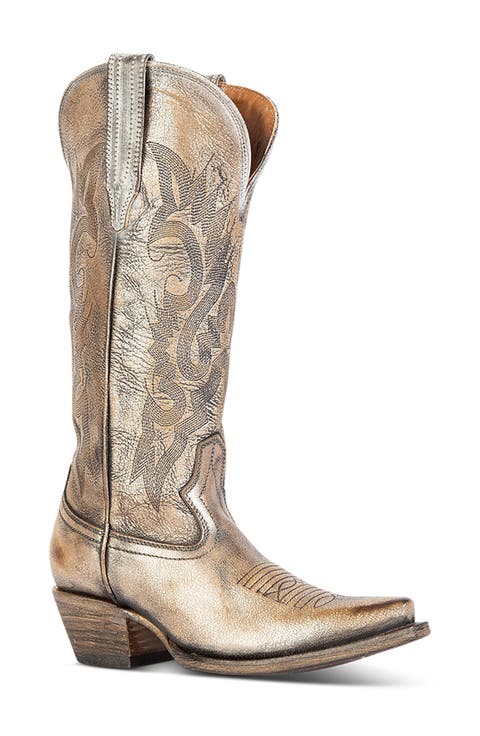 Woodland Leather Western Boot