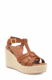 Bruno Magli Estra Espadrille Platform Wedge Sandal