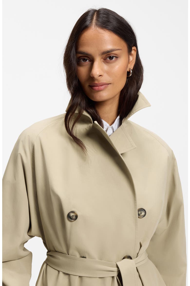 Calili Belted Water Repellent Cotton Blend Trench Coat, Alternate, color, TRENCH COAT