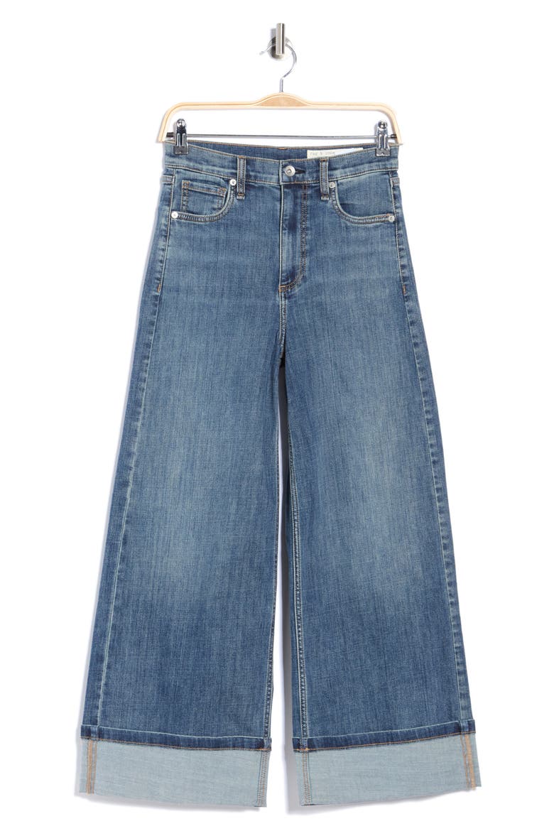 Serena High Waist Crop Wide Leg Jeans, Main, color, CHRISTIE