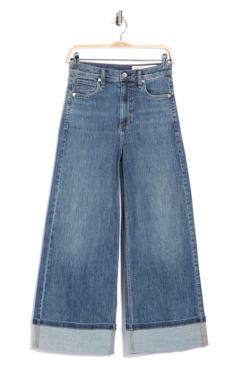 Serena High Waist Crop Wide Leg Jeans