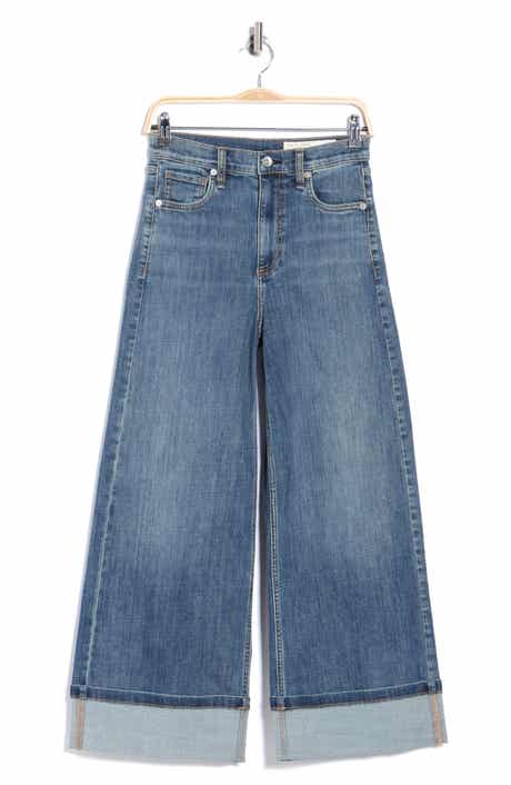 Serena High Waist Crop Wide Leg Jeans