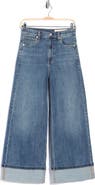 rag & bone Serena High Waist Crop Wide Leg Jeans