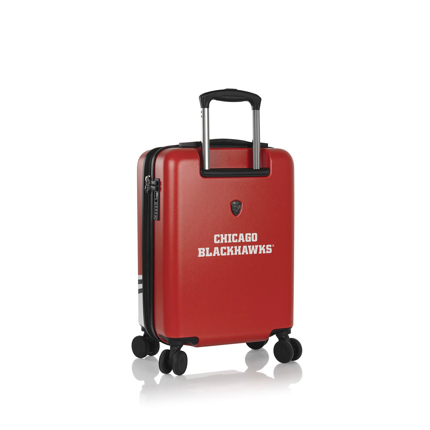 Heys NHL 21 Inch Luggage - Chicago Blackhawks, Alternate, color, Red