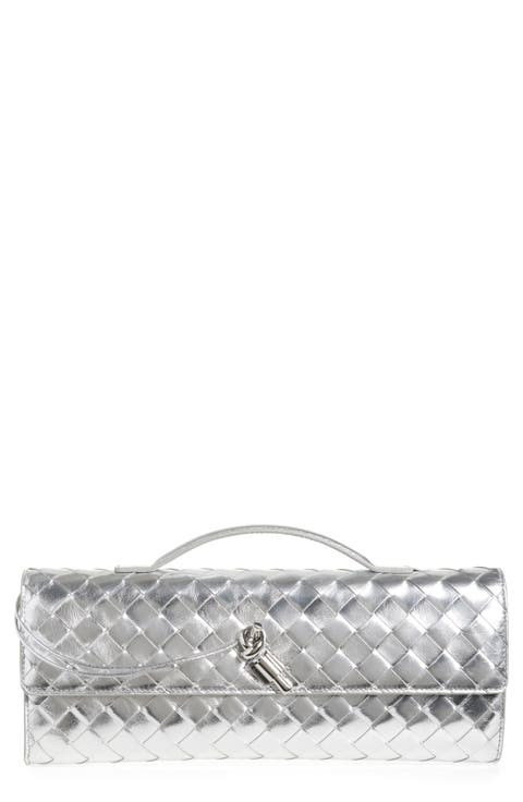 Long Andiamo Intrecciato Clutch Bag