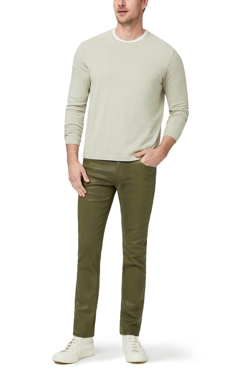 PAIGE Lennox Coated Slim Fit Jeans, Alternate, color, 