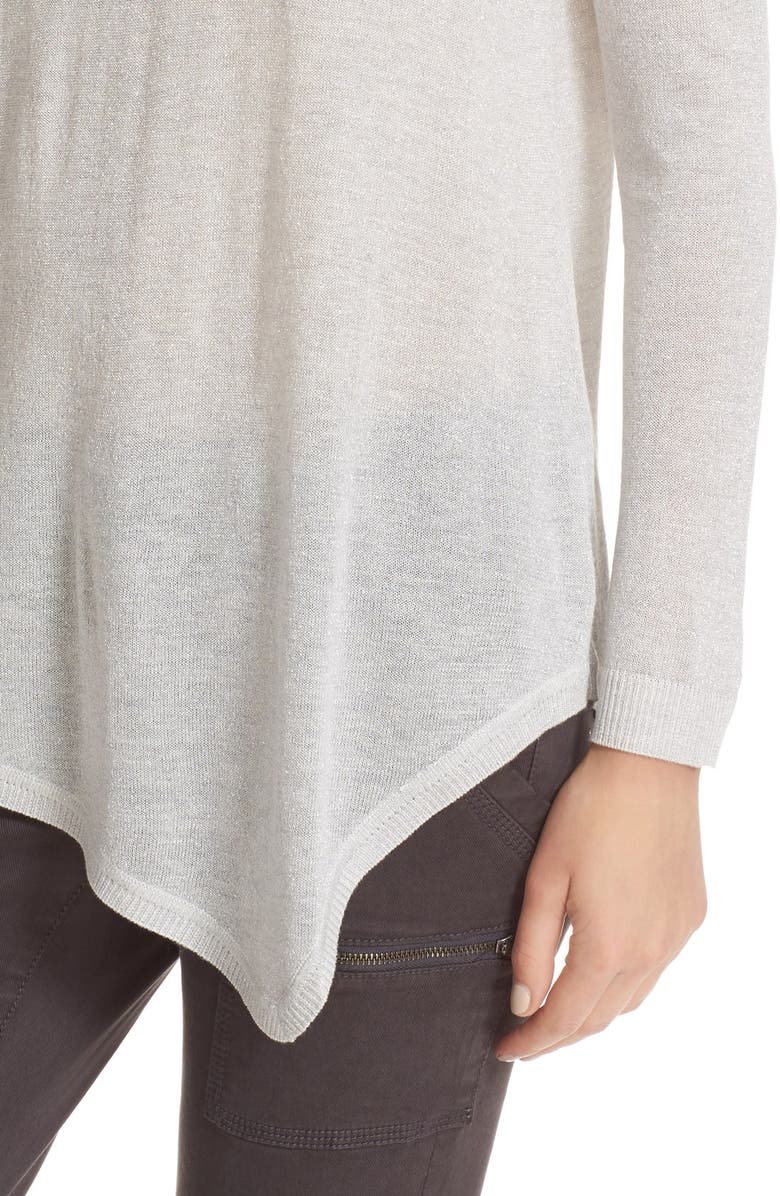 Joie Tambrel Asymmetrical Metallic Top, Alternate, color, 