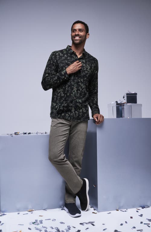 Travismathew Searchlight Button-up Shirt In Black