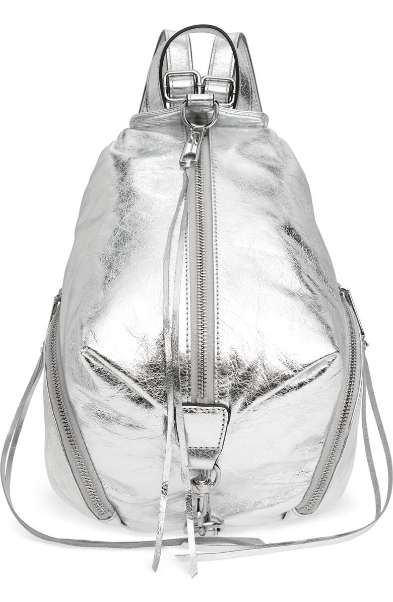Rebecca Minkoff Medium Julian Leather Backpack, Main, color,