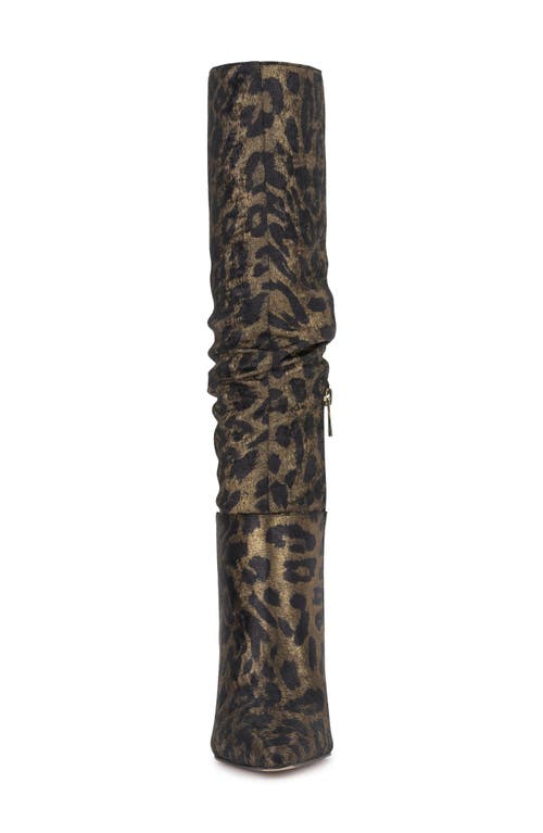 Jessica Simpson Ohena Slouch Knee High Boot In Animal Print