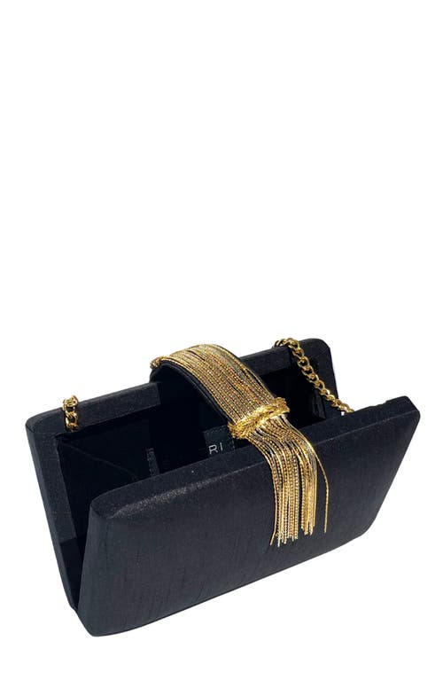 Simitri Fringe Clutch In Black