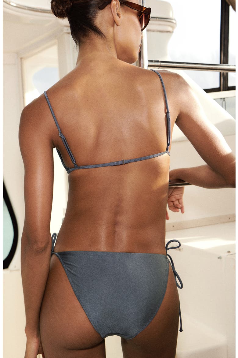 Triangle Bikini Top, Alternate, color, BLUE