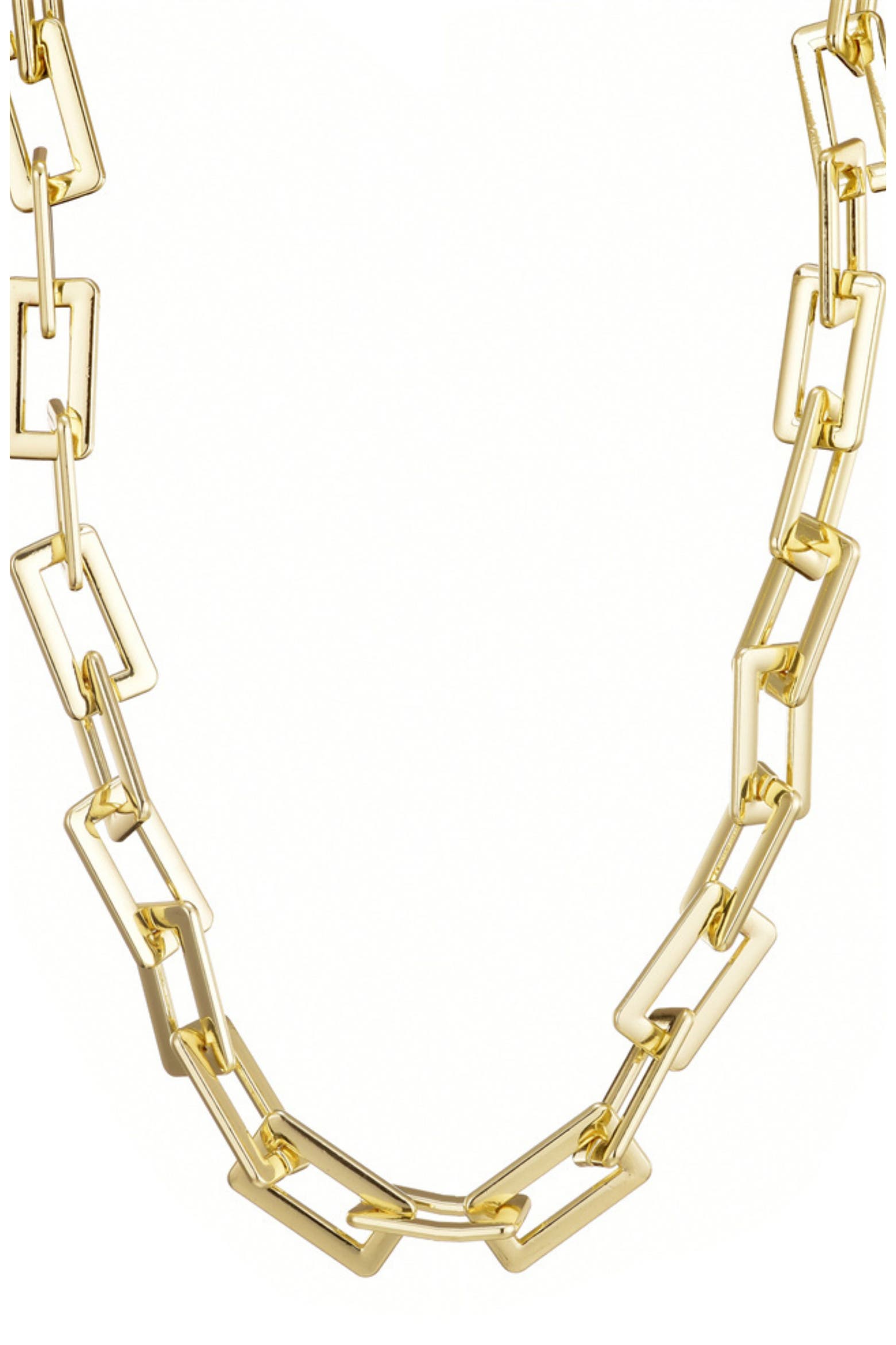Paper Clips Accessory Adornia Paper Clip Chain Necklace (Women) | Nordstromrack