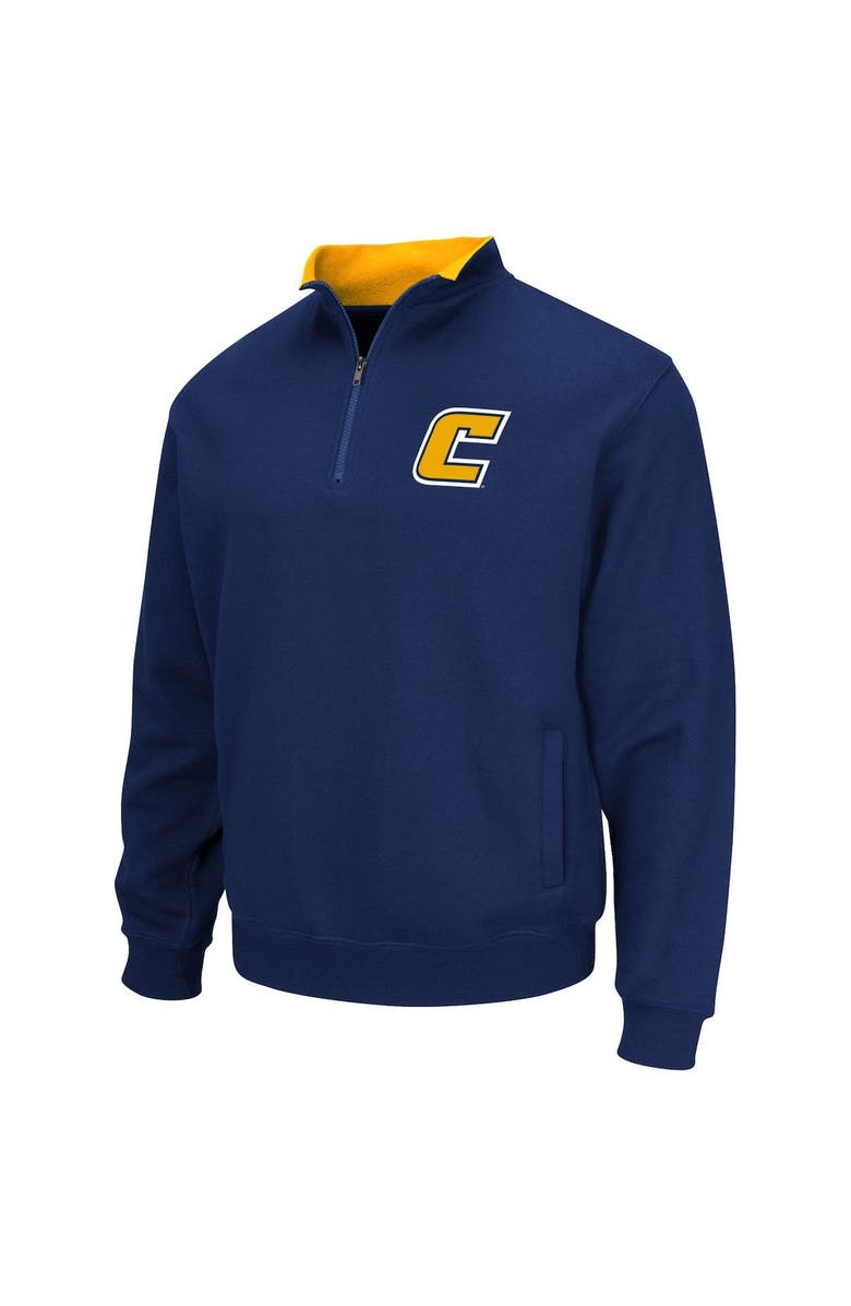 COLOSSEUM Men's Colosseum Navy Tennessee Chattanooga Mocs Tortugas Quarter-Zip Sweatshirt, Alternate, color, Navy