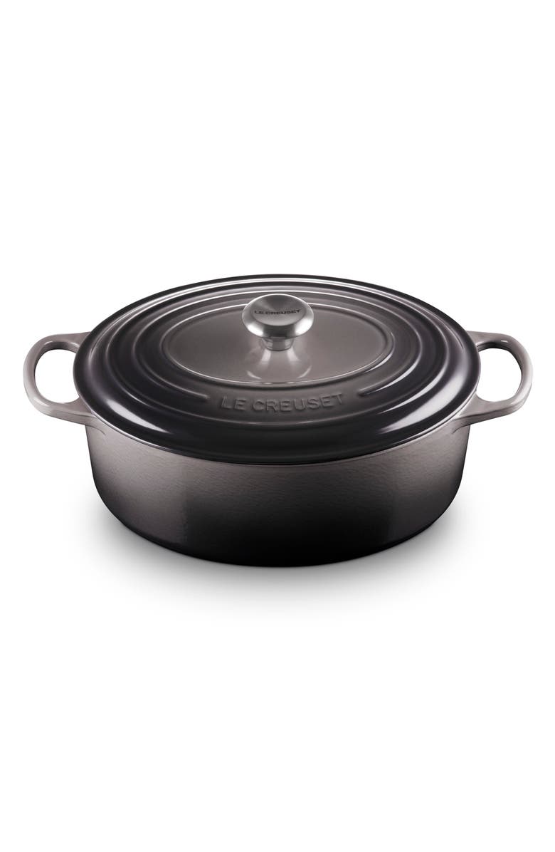 Le Creuset Signature 9-Piece Enameled Cast Iron Set, Alternate, color, Oyster