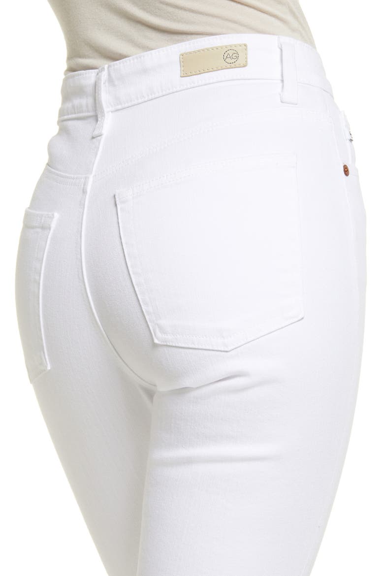 Alexxis High Waist Flare Leg Jeans, Alternate, color, AUTHENTIC WHITE