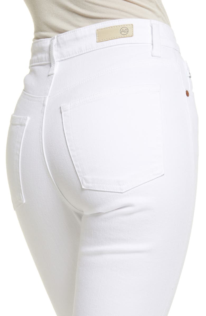 AG Alexxis High Waist Flare Leg Jeans, Alternate, color, Authentic White