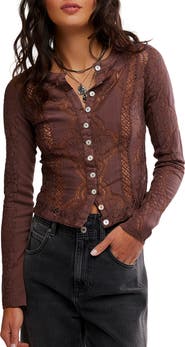 Free People Jae Button-Up Top