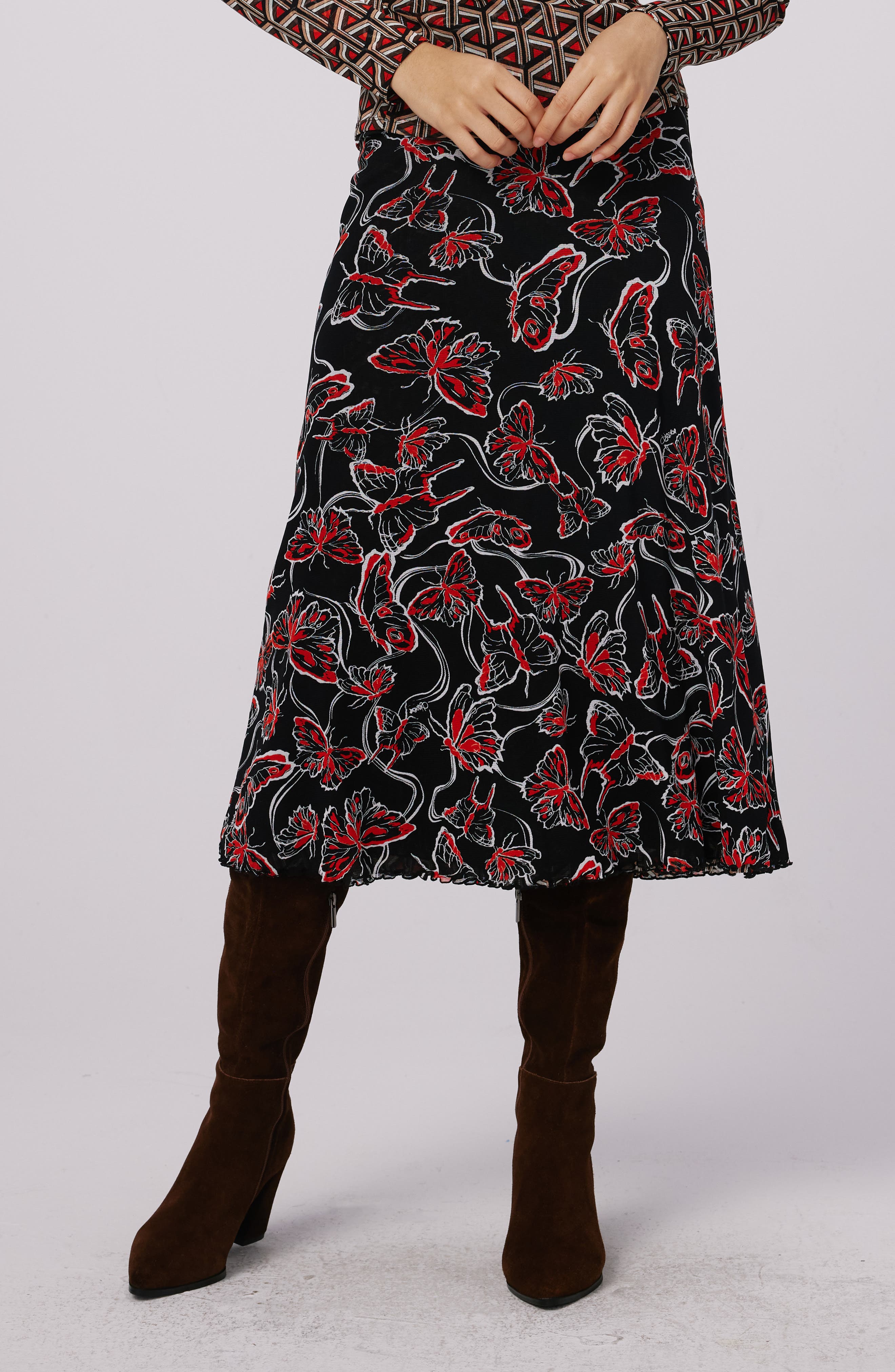DVF Darlene Reversible A-Line Skirt (Women) | Nordstromrack