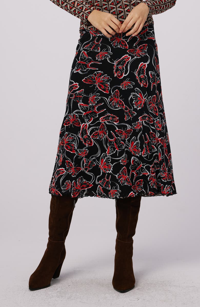 DVF Darlene Reversible A-Line Skirt, Main, color,