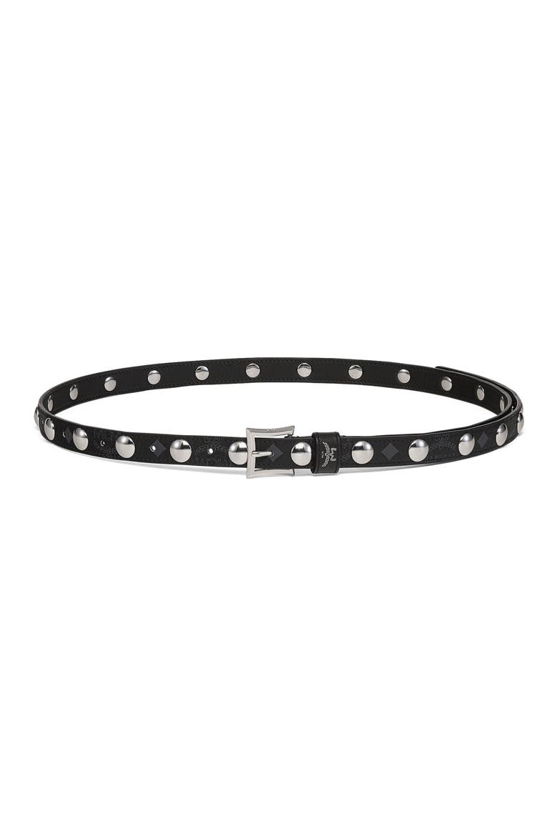 Aren 1" Belt in Galactic Gala Leather, Main, color, Black