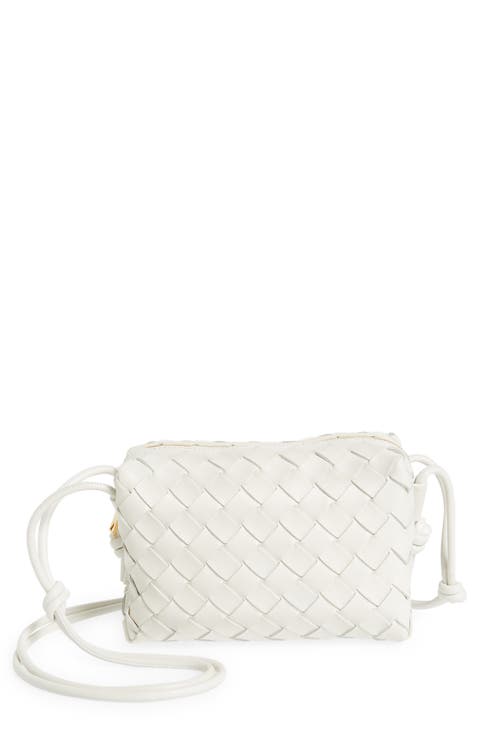 Small Intrecciato Leather Crossbody Bag
