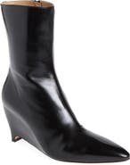 Maison Margiela Heel Less Pointed Toe Wedge Ankle Boot
