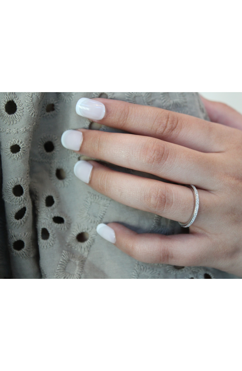 LuvMyJewelry Solas 14K Gold Round Diamond Studded Eternity Ring - 0.31cts, Alternate, color, 