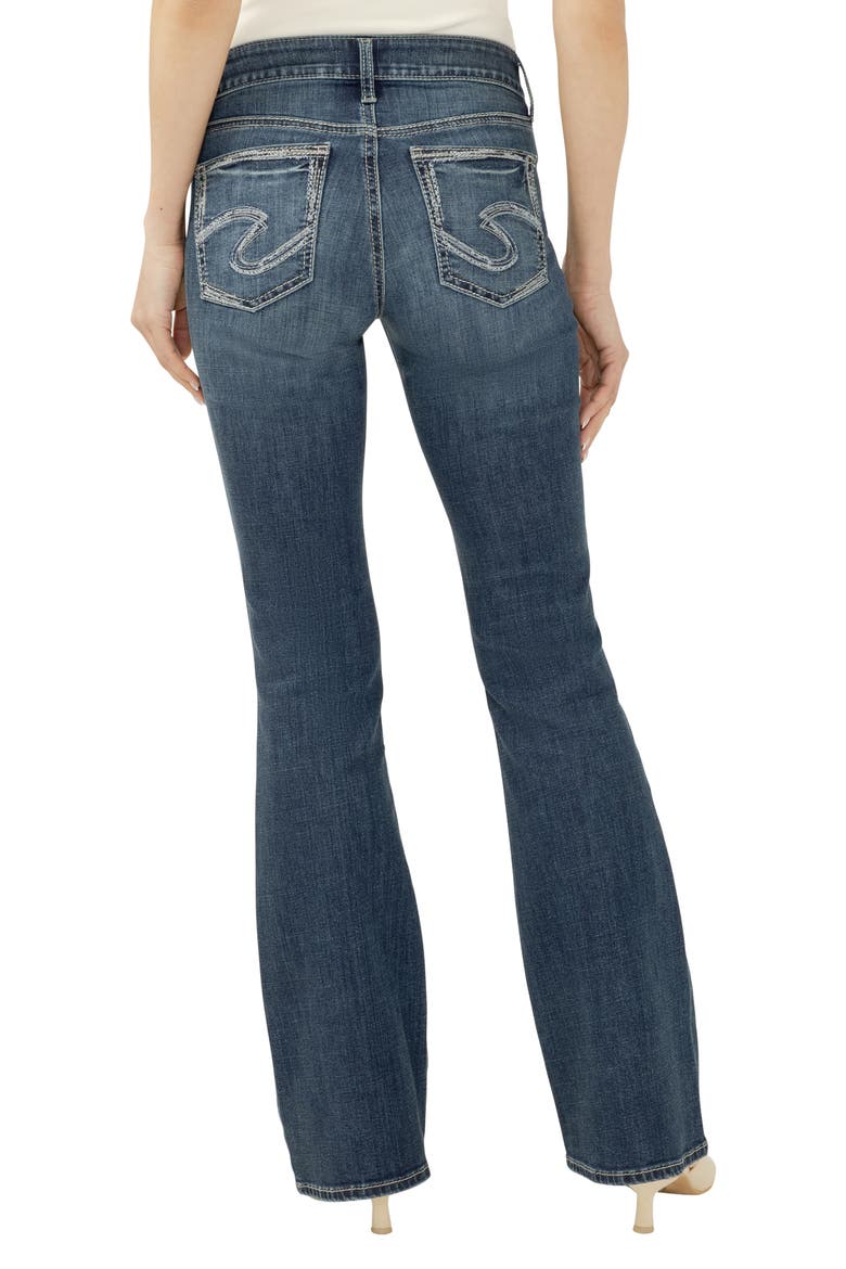 Suki Curvy Mid Rise Bootcut Jeans, Alternate, color, SUNDOWN