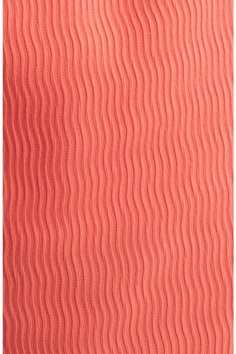 The Sunset Sorbets 5.5-Inch Textured Swim Trunks, Alternate, color, CORAL