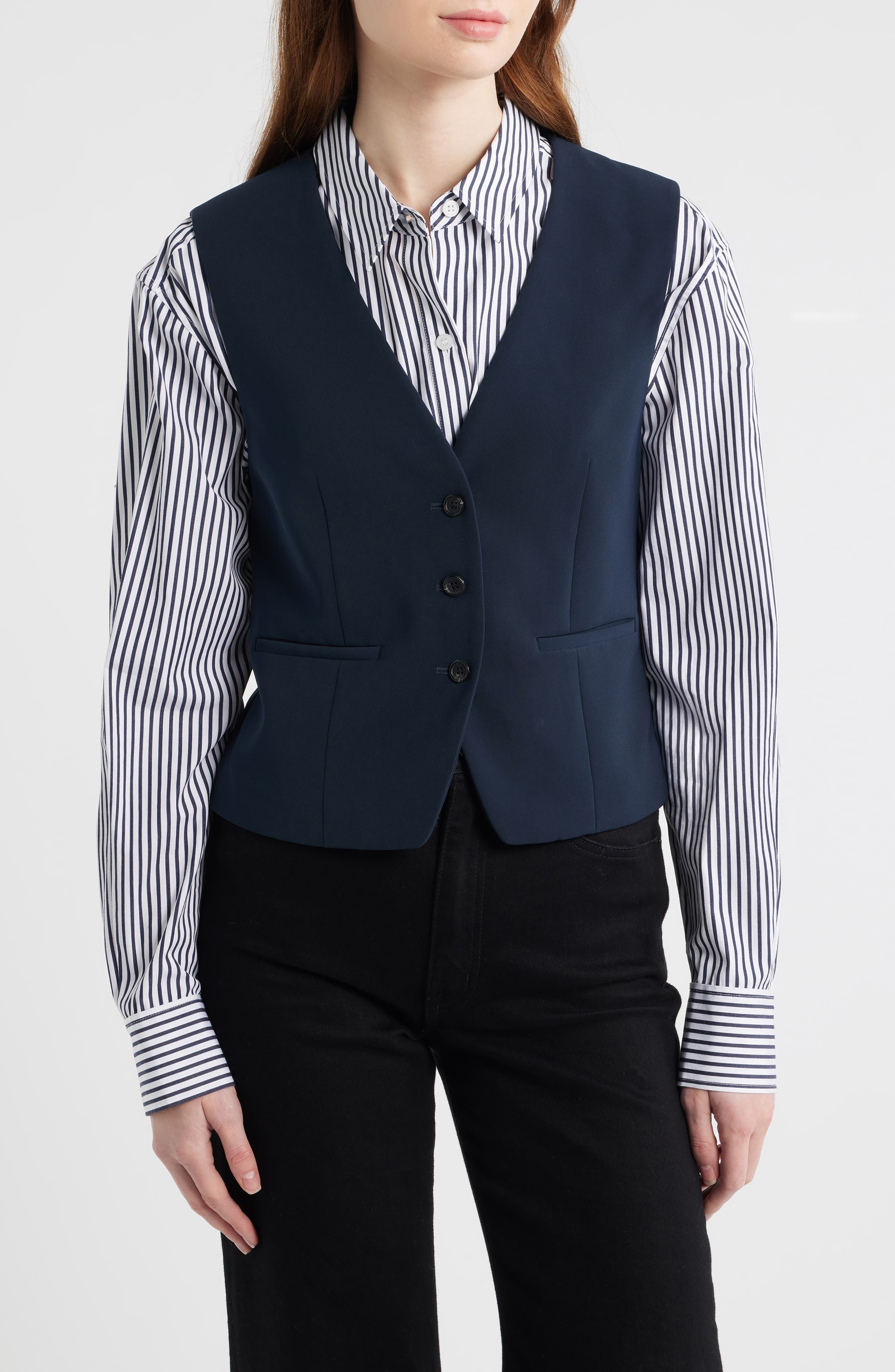 Jennifer Slim Fit Vest & Blazer Set - image 2