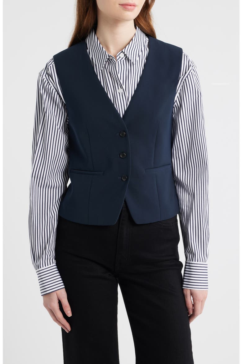 Jennifer Slim Fit Vest & Blazer Set, Alternate, color, SAL